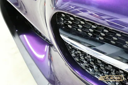 AMG GT 에디션1 사고수리 랩핑 재시공 / 에어버리 고광택 퍼플 - 플랩스(FL.WrapS)/ 하남랩핑, 미사, 남양주 랩핑, 사고수리대차 / 하남 천현동