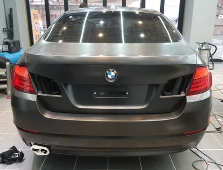 대구 랩핑 플렉스킨(FLEXKIN) BMW 520d 사틴 블랙 Full Wrap(전체 랩핑) / 대구 남구