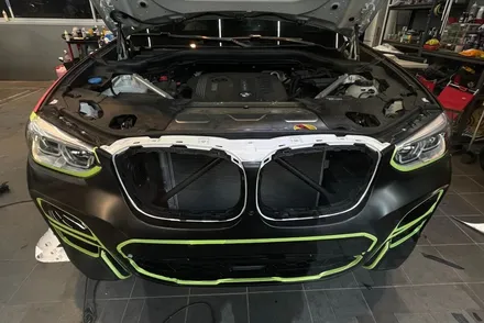 [대구랩핑] [대구랩핑전문점] [플렉스킨] (FLEXKIN) BMW X4 3M-2080 사틴블랙 전체랩핑 / 대구 남구