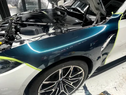 BMW M3 타이니봇 글로스 미드나잇 에메랄드 그린 전체 랩핑 시공! / 대구 남구