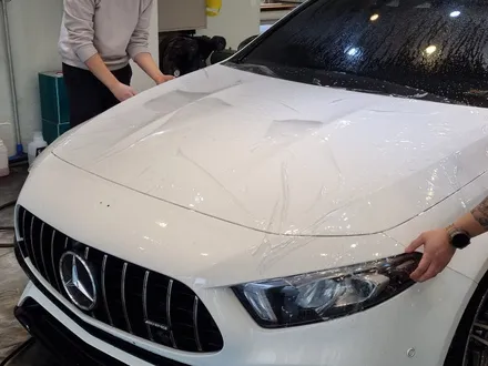 본넷 PPF로 벤츠 A45s AMG 얼굴 보호하기! / 인천 남동