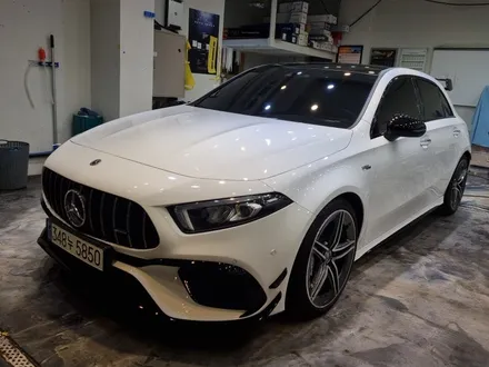 본넷 PPF로 벤츠 A45s AMG 얼굴 보호하기! / 인천 남동