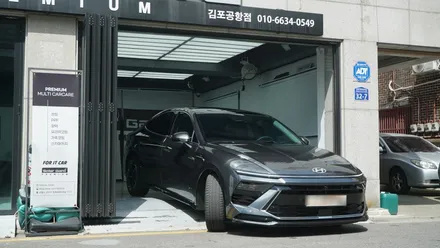 소나타 신차패키지 강서구 썬팅 1인 시공점 포잇카, 밝은 농도의 썬팅 제니스 IR 완성 / 서울 강서