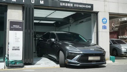소나타 신차패키지 강서구 썬팅 1인 시공점 포잇카, 밝은 농도의 썬팅 제니스 IR 완성 / 서울 강서