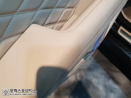 제네시스 G70 베이지시트 이염제거 및 UG가죽코팅 위해 안산에서 인천까지! / 인천 남동
