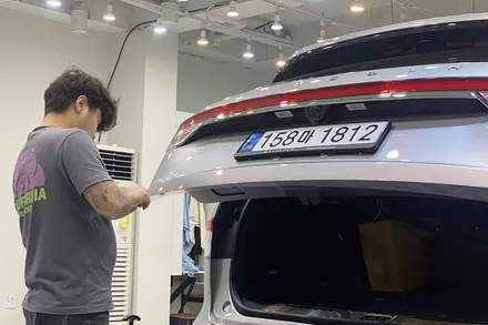 링컨 에비에이터 _ 자동차 보호 PPF필름 부위는 본넷패키지와 B필러 하이그로시 (인천논현동,송도) / 인천 남동