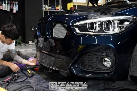BMW 118d, 인천 PPF 재시공위해 벌써 4번째 포엑스포 방문!! / 인천 남동