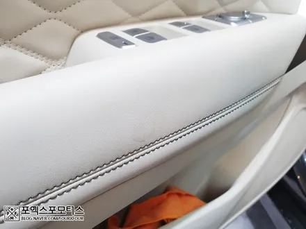 제네시스 G70 베이지시트 이염제거 및 UG가죽코팅 위해 안산에서 인천까지! / 인천 남동
