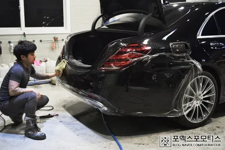 인천PPF필름(논현동,송도) / 경북상주에서 벤츠S350d 전체필름위해 오셨어요! / 인천 남동