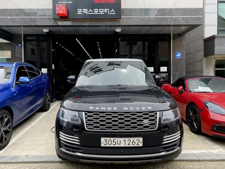 레인지로버 보그 대형견 테러로인한 부분광택과 부분유리막코팅은?! / 인천 남동