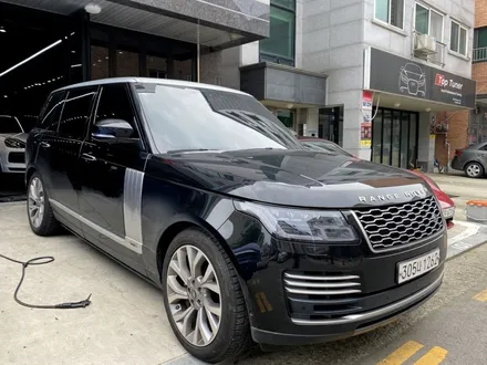 레인지로버 보그 대형견 테러로인한 부분광택과 부분유리막코팅은?! / 인천 남동