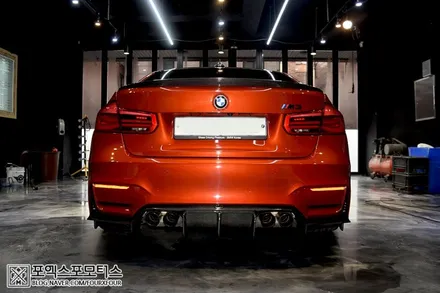 BMW M3 인천PPF전문점 포엑스포에서 카본립보호하고 광도, 보호력 상승!! / 인천 남동