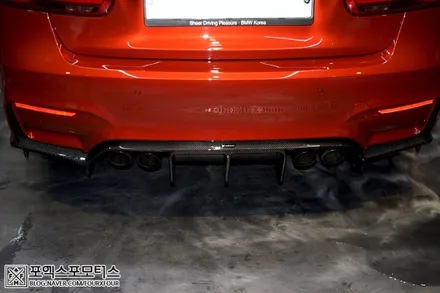 BMW M3 인천PPF전문점 포엑스포에서 카본립보호하고 광도, 보호력 상승!! / 인천 남동