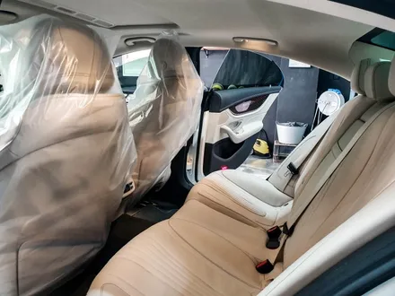 벤츠 CLS450 화이트시트 실내 가죽코팅제 UG코팅으로 선택했어요! / 인천 남동