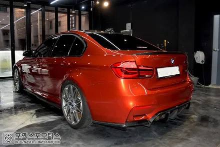 BMW M3 인천PPF전문점 포엑스포에서 카본립보호하고 광도, 보호력 상승!! / 인천 남동