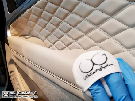 제네시스 G70 베이지시트 이염제거 및 UG가죽코팅 위해 안산에서 인천까지! / 인천 남동