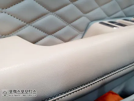 제네시스 G70 베이지시트 이염제거 및 UG가죽코팅 위해 안산에서 인천까지! / 인천 남동