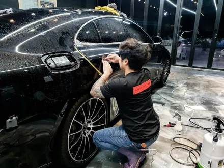 벤츠 CLS 450 전체 PPF 위해 인천 포엑스포를 방문했어요! / 인천 남동