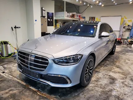 송도PPF_ 벤츠S580 자동차얼굴 본넷 PPF필름으로 보호하기 / 인천 남동