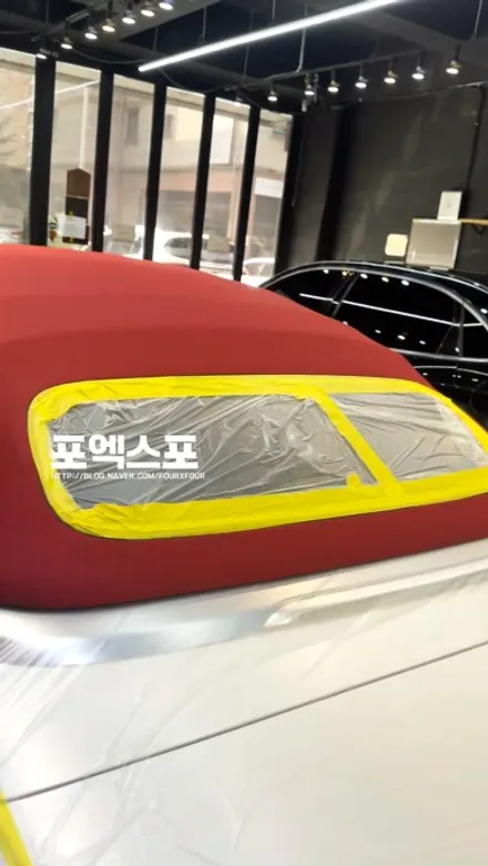 벤츠CLE200 카브리올레 _ 인천 포엑스포에서 장마철 소프트탑코팅 하세요! / 인천 남동