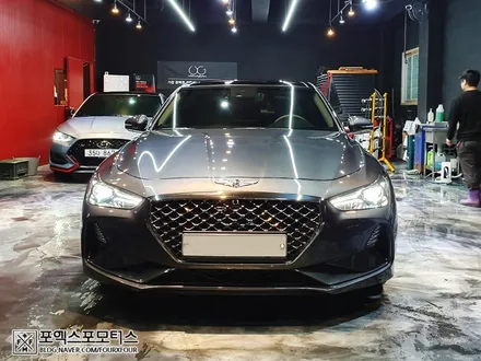 제네시스 G70 베이지시트 이염제거 및 UG가죽코팅 위해 안산에서 인천까지! / 인천 남동