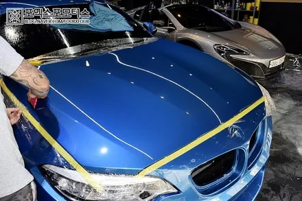 인천PPF필름_ BMW M2 롱비치블루 고속주행하기위한 첫걸음은 포엑스포에서! / 인천 남동