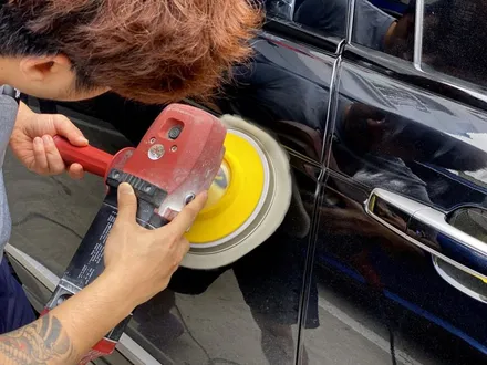 레인지로버 보그 대형견 테러로인한 부분광택과 부분유리막코팅은?! / 인천 남동