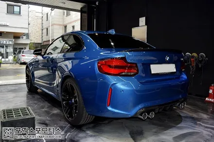 인천PPF필름_ BMW M2 롱비치블루 고속주행하기위한 첫걸음은 포엑스포에서! / 인천 남동