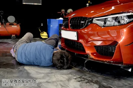 BMW M3 인천PPF전문점 포엑스포에서 카본립보호하고 광도, 보호력 상승!! / 인천 남동