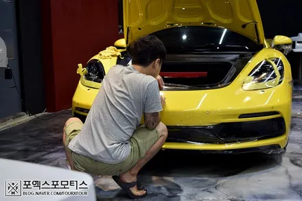인천PPF필름 포르쉐박스터GTS 스톤칩걱정된다면 포엑스포에서 프론트패키지로! / 인천 남동