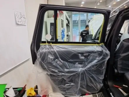 인천 썬팅 벤츠 GLS580 유쉴드 바이올렛으로 더 유니크하게~!!