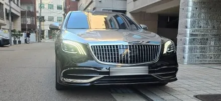 [서울 부산 벤츠 튜닝] W222 S클래스 마이바흐 후기형 신형개조 및 상단 고광택 랩핑 완료