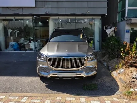 서울 부산 벤츠 GLS 실내 튜닝 3종 컨버전 - 실내우드 교체, 실내 엠비언트, 전동테이블 장착