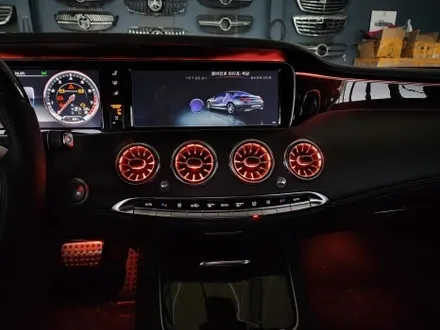 벤츠 S63amg 쿠페 - 엠비언트 64색 확장 및 광량업 / 송풍구엠비언트 / Amg 카본핸들