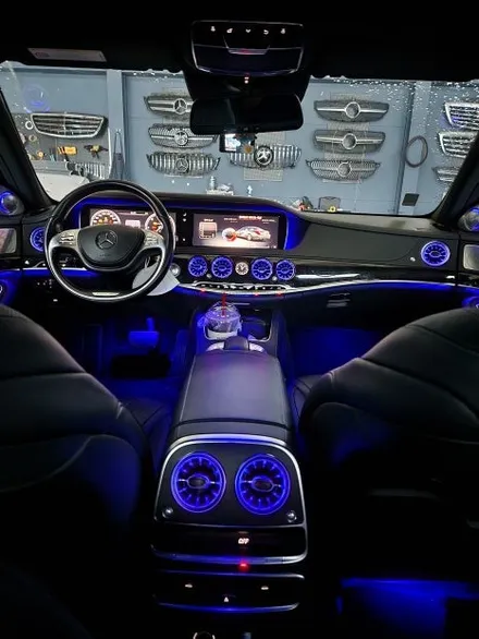 벤츠S350d - 송풍구 엠비언트 & 3d부메스터 set \