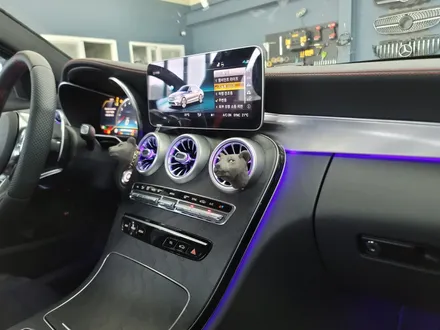 벤츠C43amg - 송풍구 & 데쉬보드 엠비언트 / 멀티컬러 코딩 활성화
