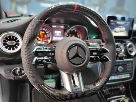 벤츠 CLA250 - 엠비언트 FULL SET , 송풍구 별도 사용으로 투톤 느낌 !!!  커스텀 잠자리 카본핸들, 컬러안전벨트(레드)