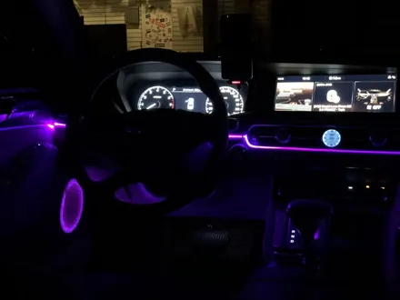 [ 제네시스 G90 ] 전주 RGB 엠비언트 라이트 무드등 스피커까지 어플을 통한 색상 변경