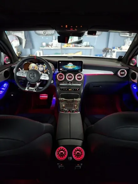 벤츠Glc43amg - 송풍구, 3d부메스터, 데시보드 엠비언트 3종셋트