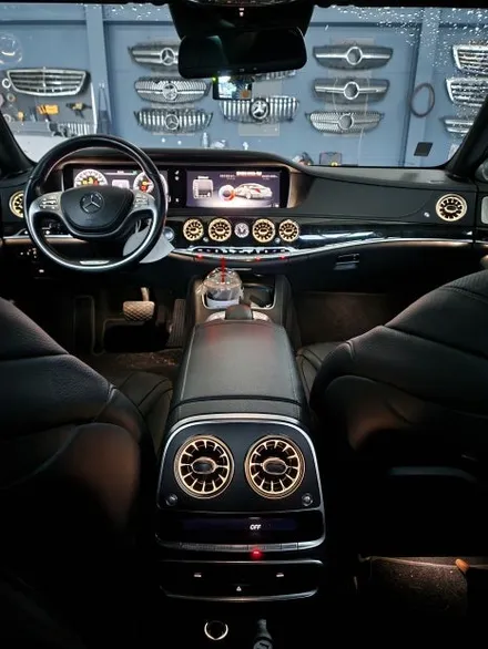 벤츠S350d - 송풍구 엠비언트 & 3d부메스터 set \