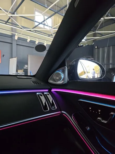 벤츠 w223 s350d -  액티브 엠비언트 & 4d 부메스터