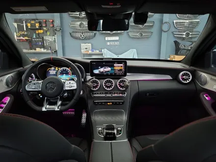 벤츠C43amg - 송풍구 & 데쉬보드 엠비언트 / 멀티컬러 코딩 활성화