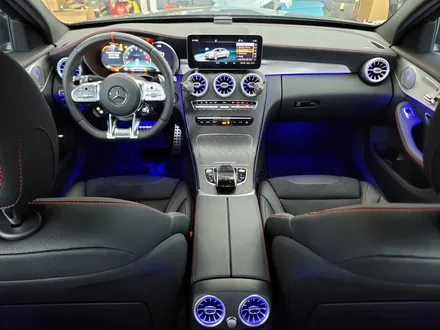 벤츠C43amg - 송풍구 & 데쉬보드 엠비언트 / 멀티컬러 코딩 활성화
