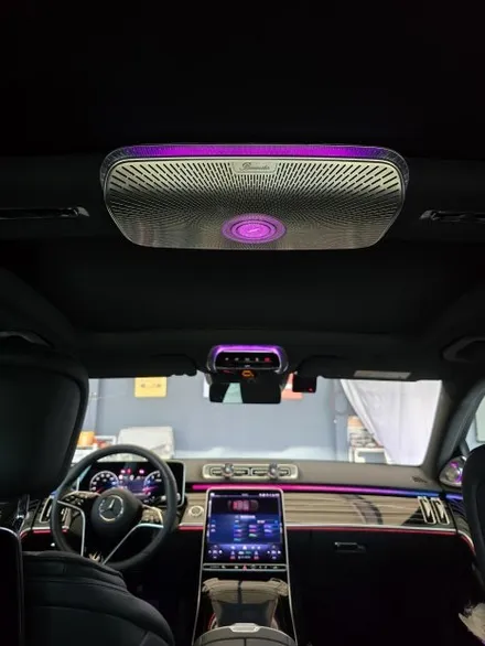 벤츠 w223 s450 - 애프터 액티브엠비언트, 천장 부메스터 /  정품 피아노 락커트림 \