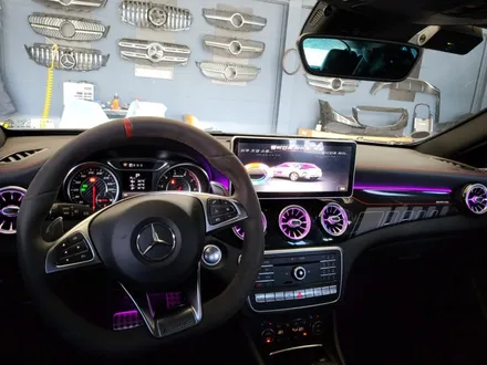 벤츠CLA45amg - 엠비언트 FULL SET으로 실내 인테리어 완성 !!