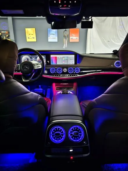 광주 벤츠레트로핏 ] 벤츠 S400d - 송풍구 엠비언트