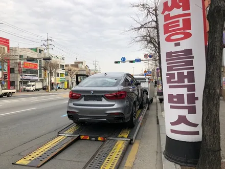 [ BMW X6 ] 전주 썬팅 레인보우 V90 반반사 프리미엄 틴팅