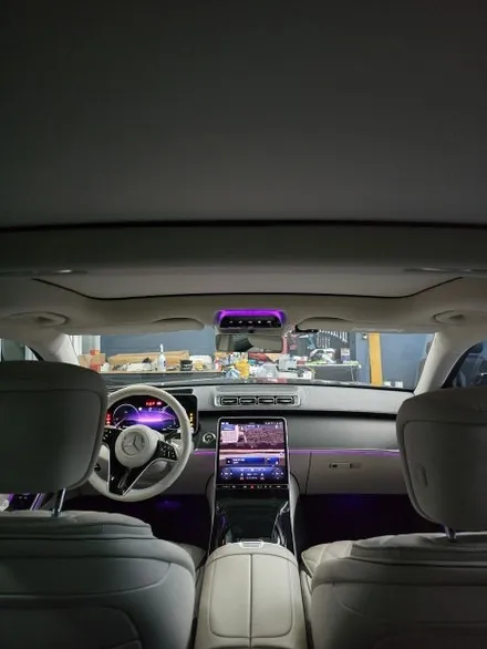 광주 벤츠 엠비언트 ] 벤츠 w223 s450 - 액티브 엠비언트 ,천장 부메스터, 4d 부메스터 \