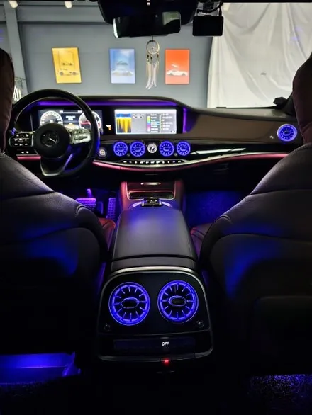 광주 벤츠레트로핏 ] 벤츠 S400d - 송풍구 엠비언트