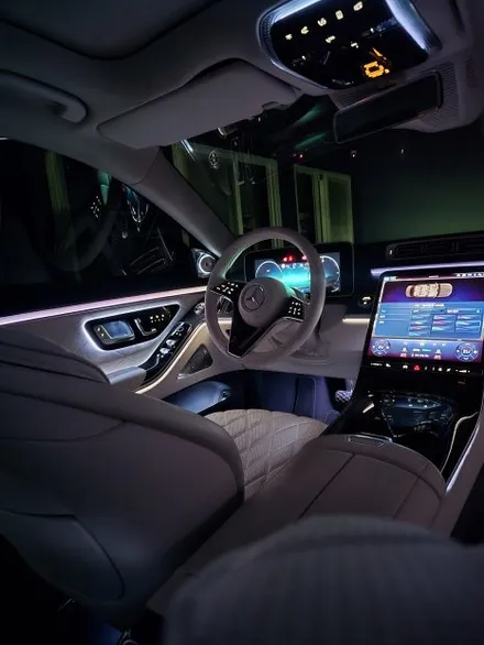 광주 벤츠 엠비언트 ] 벤츠 w223 s450 - 액티브 엠비언트 ,천장 부메스터, 4d 부메스터 \